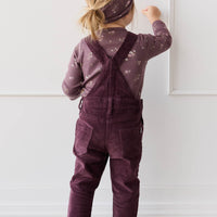 Jordie Cord Overall - Blackberry Childrens Overall from Jamie Kay Australia