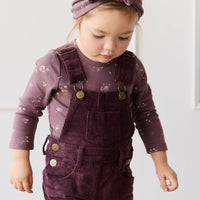 Jordie Cord Overall - Blackberry Childrens Overall from Jamie Kay Australia