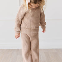 Morgan Knitted Pant - Wren Marle Childrens Pant from Jamie Kay Australia