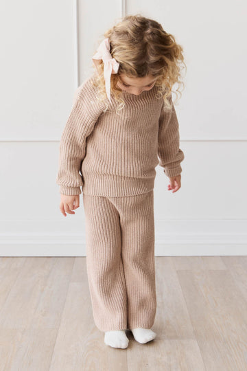 Morgan Knitted Pant - Wren Marle Childrens Pant from Jamie Kay Australia