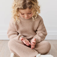 Morgan Knitted Pant - Wren Marle Childrens Pant from Jamie Kay Australia