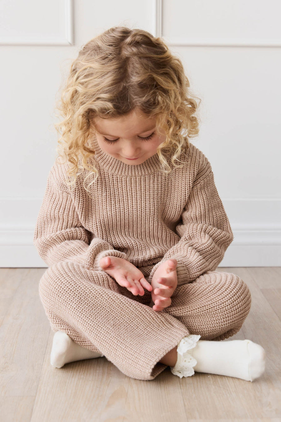 Morgan Knitted Pant - Wren Marle Childrens Pant from Jamie Kay Australia