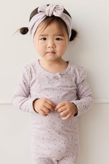 Organic Cotton Long Sleeve Top - Lulu Bloom Iris Childrens Top from Jamie Kay Australia