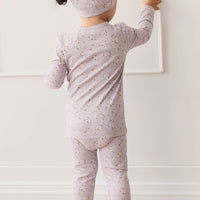 Organic Cotton Long Sleeve Top - Lulu Bloom Iris Childrens Top from Jamie Kay Australia