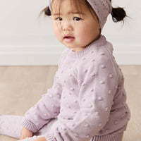 Organic Cotton Headband - Lulu Bloom Iris Childrens Headband from Jamie Kay Australia