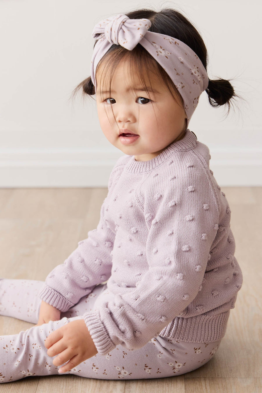 Organic Cotton Headband - Lulu Bloom Iris Childrens Headband from Jamie Kay Australia