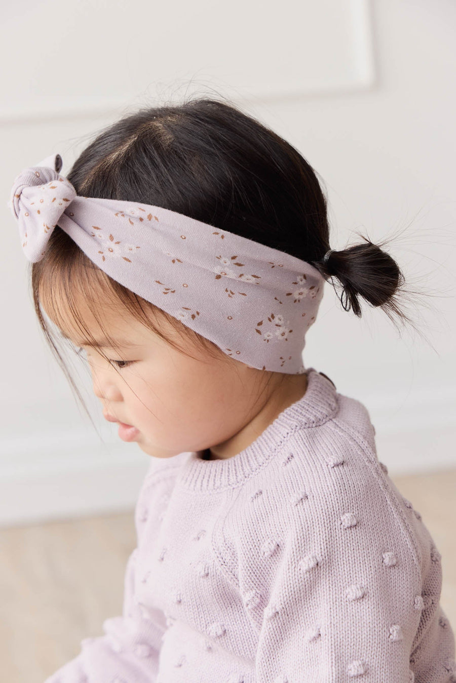 Organic Cotton Headband - Lulu Bloom Iris Childrens Headband from Jamie Kay Australia