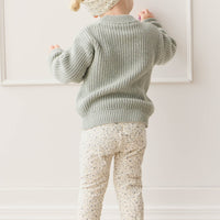 Morgan Jumper - Mist Fleck Childrens Jumper from Jamie Kay Australia