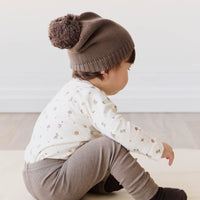 Organic Cotton Modal Everyday Legging - Brownie Marle Childrens Legging from Jamie Kay Australia