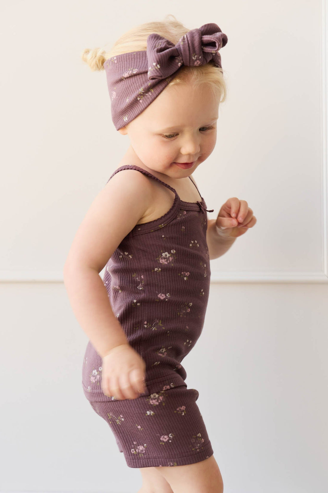 Organic Cotton Modal Headband - Petite Fleur Childrens Headband from Jamie Kay Australia