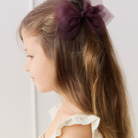 Fairy Bow - Wild Berry Childrens Bow from Jamie Kay Australia