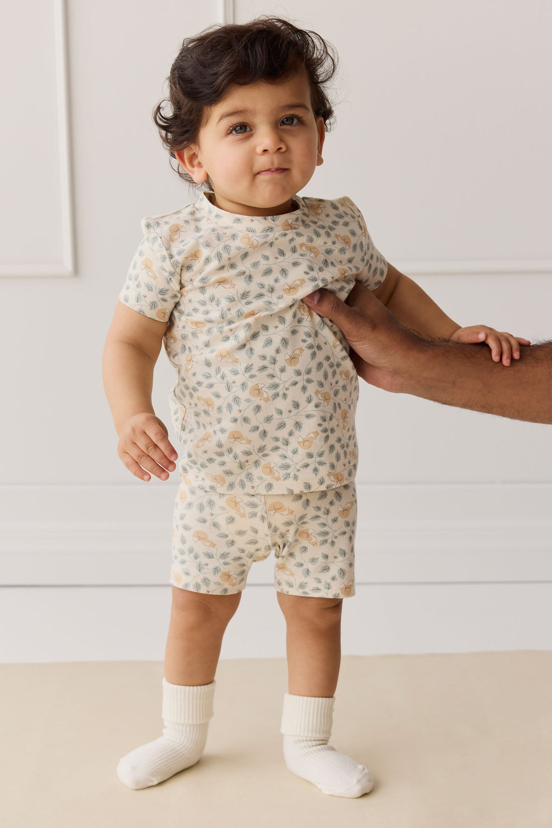 Organic Cotton Skye Short Sleeve Pyjama Set - Freddie Fox Childrens Pyjama from Jamie Kay Australia