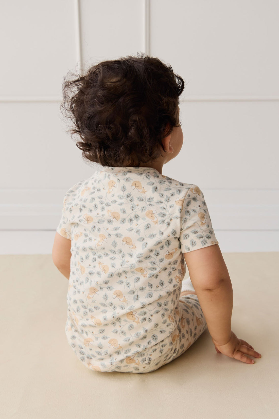 Organic Cotton Skye Short Sleeve Pyjama Set - Freddie Fox Childrens Pyjama from Jamie Kay Australia