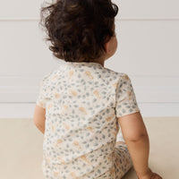 Organic Cotton Skye Short Sleeve Pyjama Set - Freddie Fox Childrens Pyjama from Jamie Kay Australia