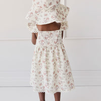 Organic Cotton Elodie Dress - Selena Blush Childrens Dress from Jamie Kay Australia