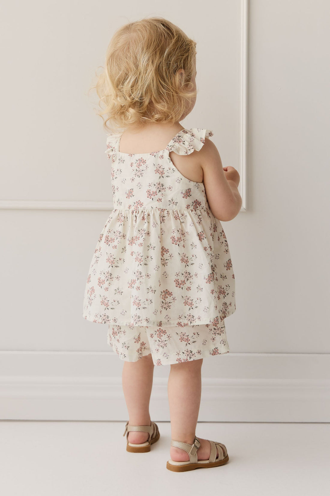 Organic Cotton Emelia Short - Selena Blush Childrens Short from Jamie Kay Australia