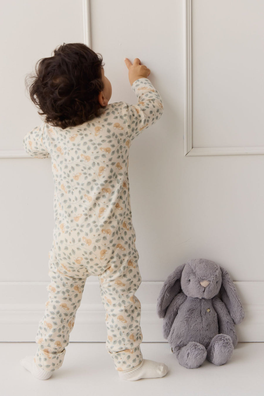 Organic Cotton Reese Zip Onepiece - Freddie Fox Childrens Pyjama from Jamie Kay Australia