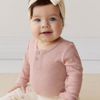 Organic Cotton Headband - Emilia Egret Childrens Headband from Jamie Kay Australia