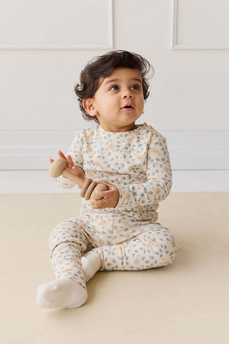 Organic Cotton Avis Long Sleeve Pyjama Set - Freddie Fox Childrens Pyjama from Jamie Kay Australia