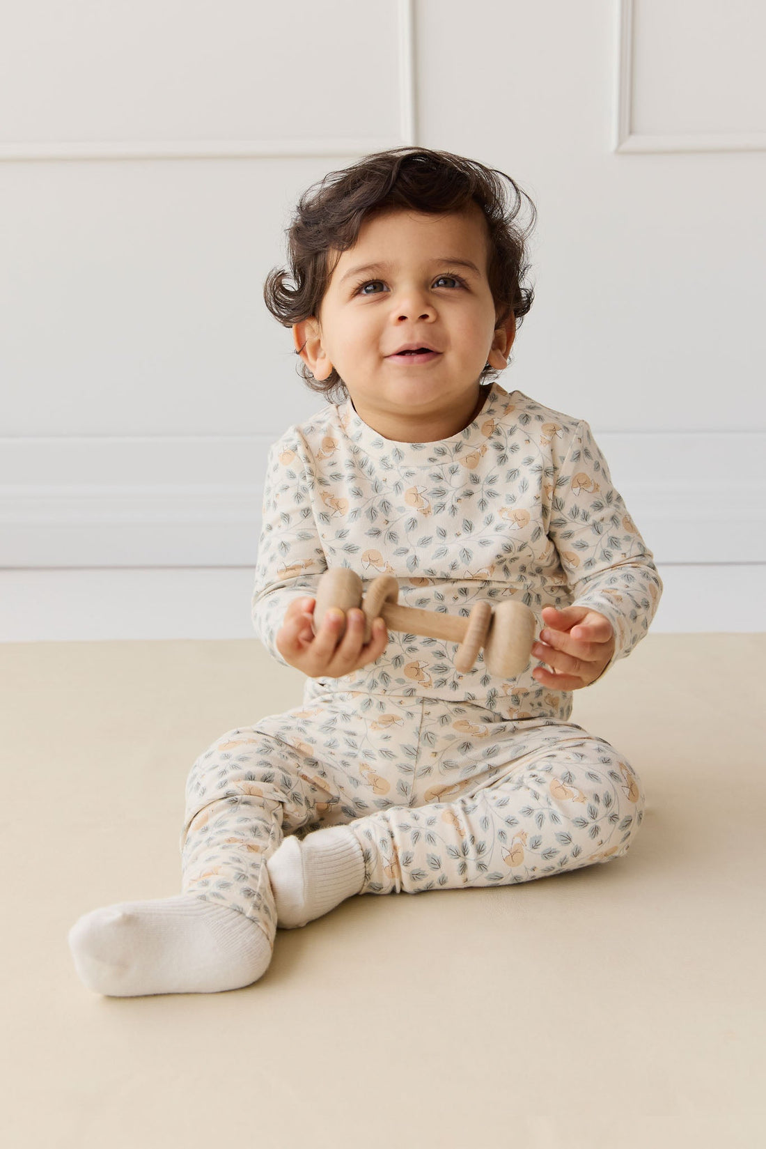 Organic Cotton Avis Long Sleeve Pyjama Set Freddie Fox Jamie Kay AU