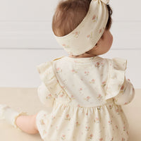 Organic Cotton Vivienne Playsuit - Emilia Egret Childrens Playsuit from Jamie Kay Australia