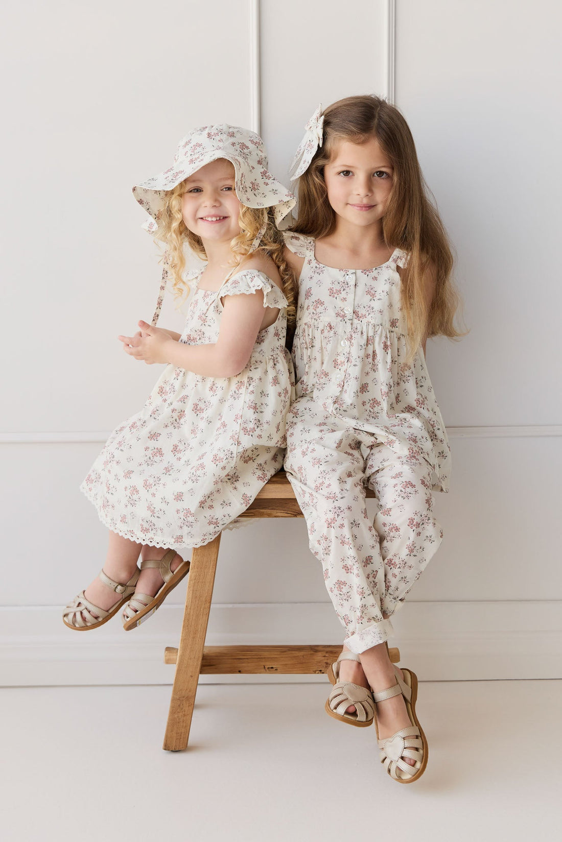 Organic Cotton Leah Top - Selena Blush Childrens Top from Jamie Kay Australia