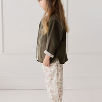 Organic Cotton Elodie Pant - Selena Blush Childrens Pant from Jamie Kay Australia