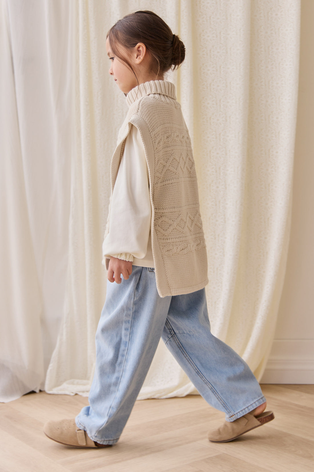 Sierra Pant - Antique Denim Childrens Pant from Jamie Kay Australia