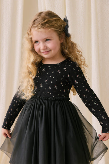 Anna Tulle Dress - Dina Ebony Childrens Dress from Jamie Kay Australia