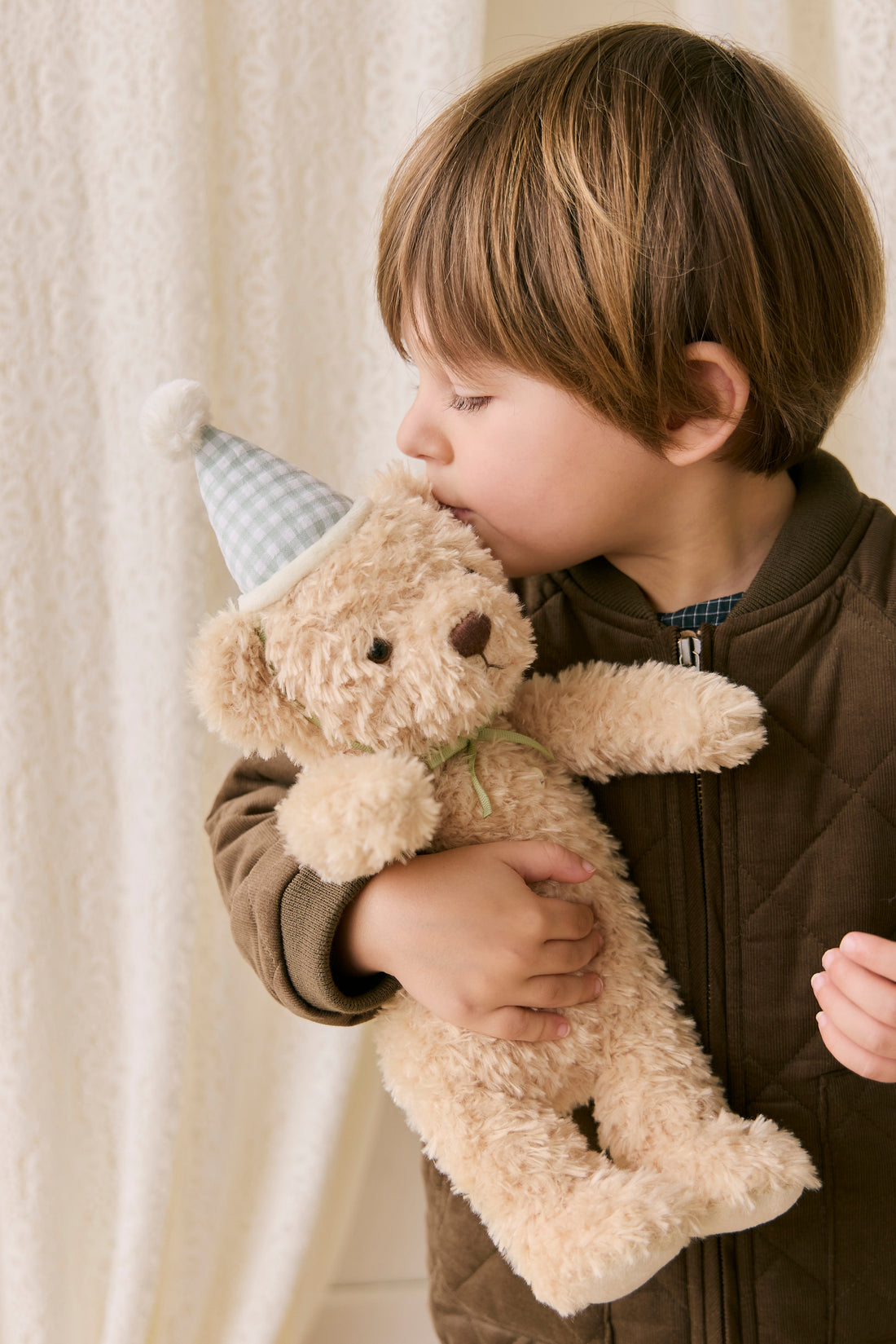 Snuggle Bunnies - Birthday Arthur - Gingham Childrens Toys from Jamie Kay Australia