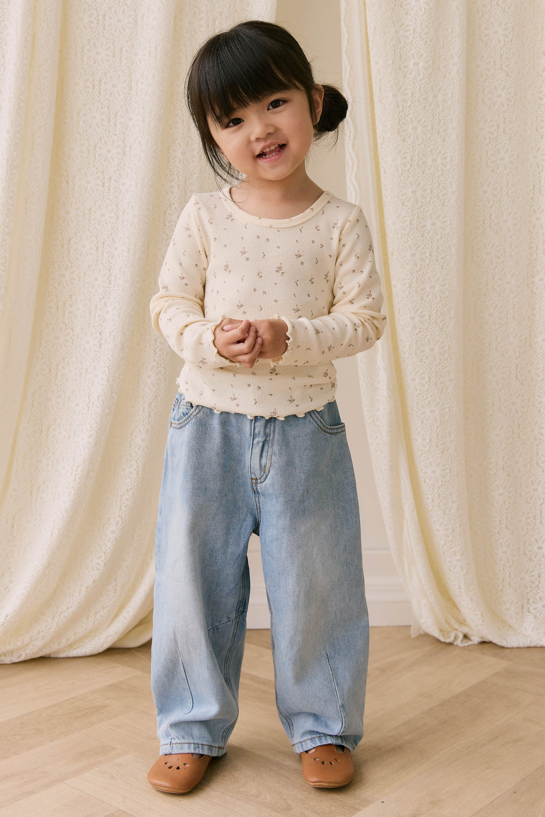Sierra Pant - Antique Denim Childrens Pant from Jamie Kay Australia