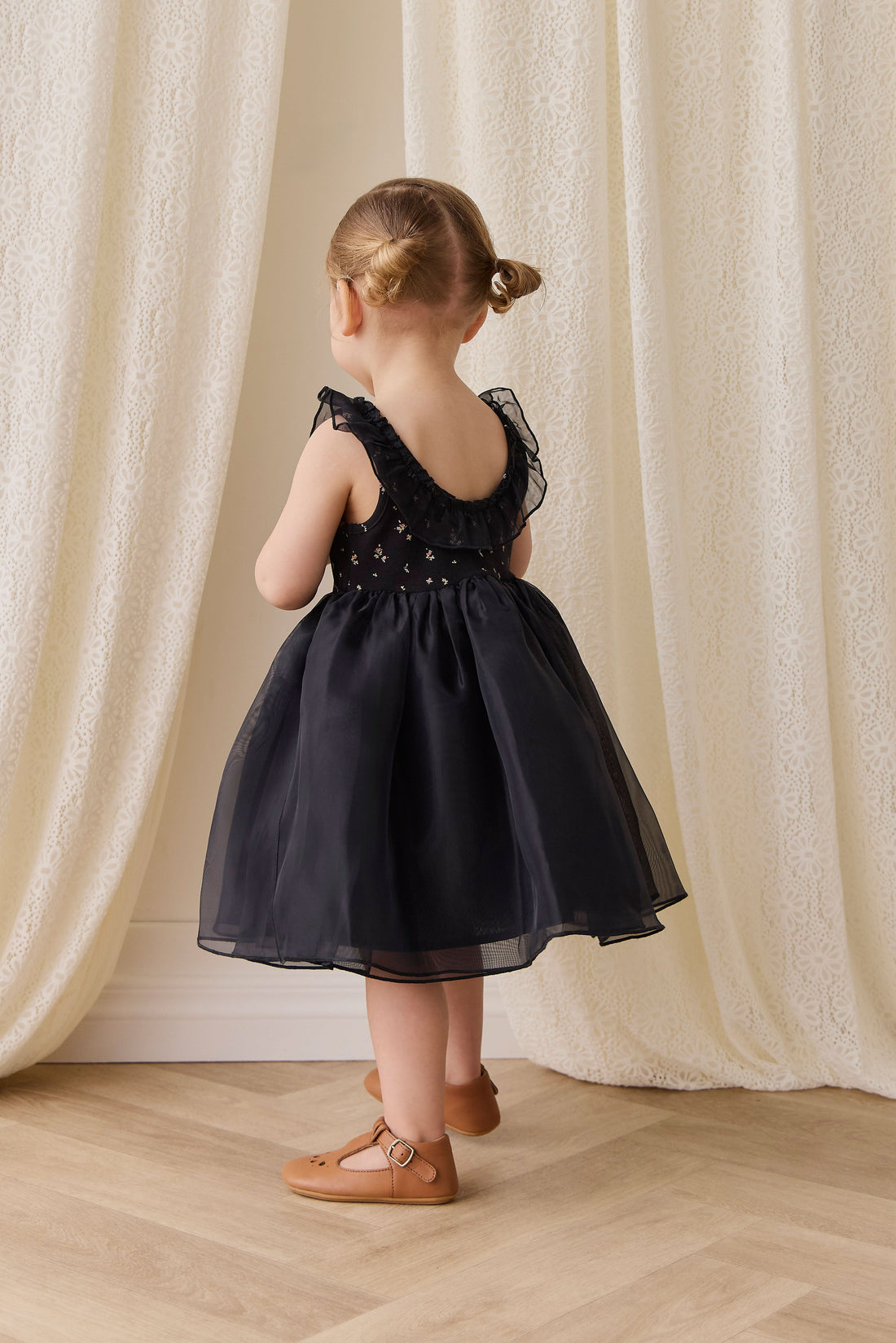 Adalyn Dress - Dina Ebony Childrens Dress from Jamie Kay Australia