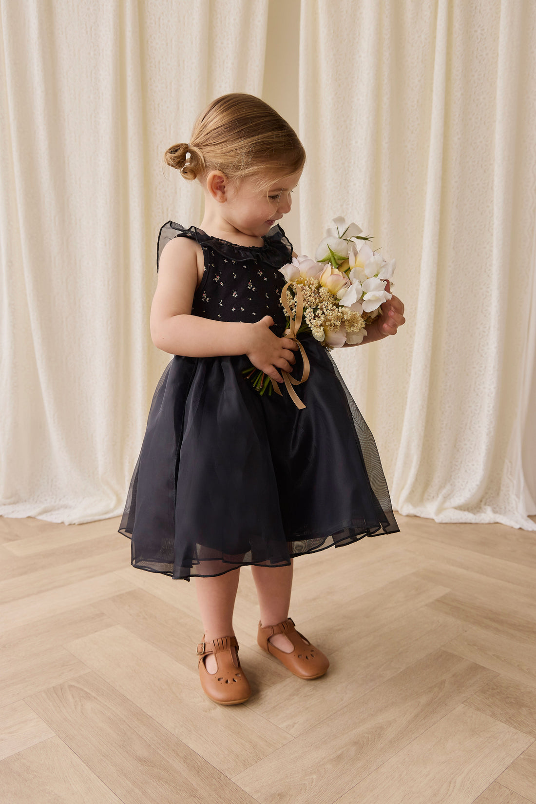Adalyn Dress - Dina Ebony Childrens Dress from Jamie Kay Australia