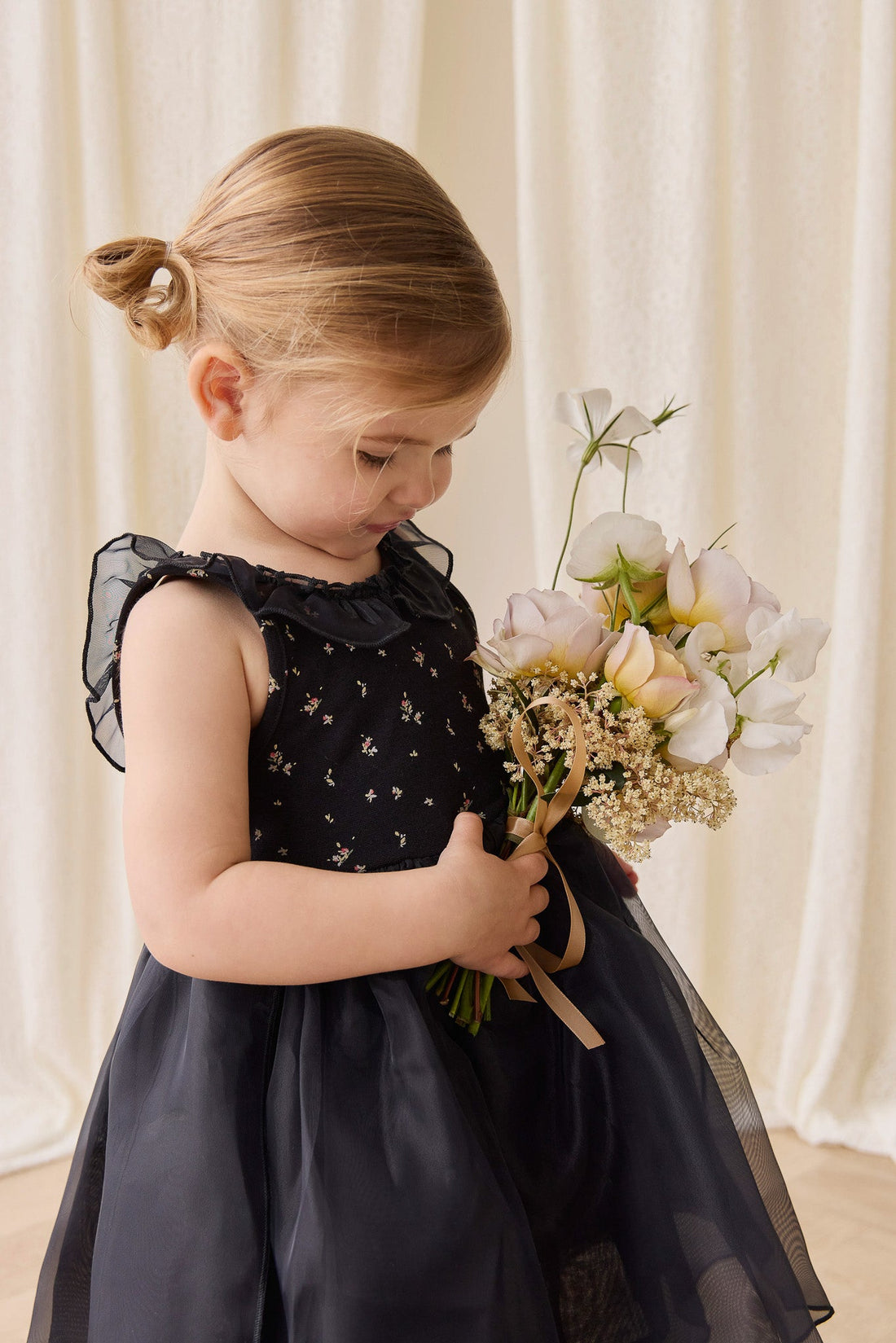 Adalyn Dress - Dina Ebony Childrens Dress from Jamie Kay Australia