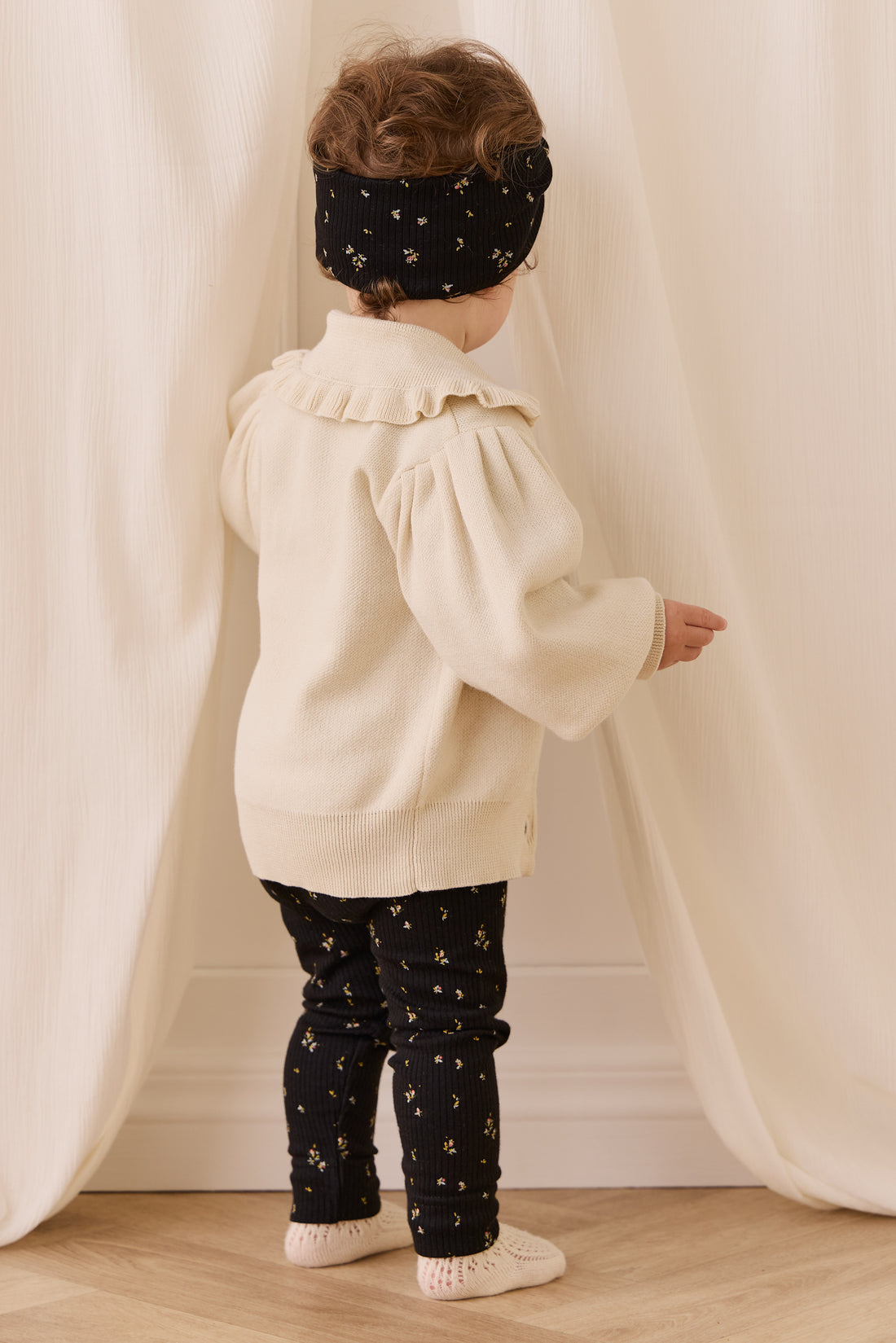Bonnie Cardigan - Vanilla Childrens Cardigan from Jamie Kay Australia