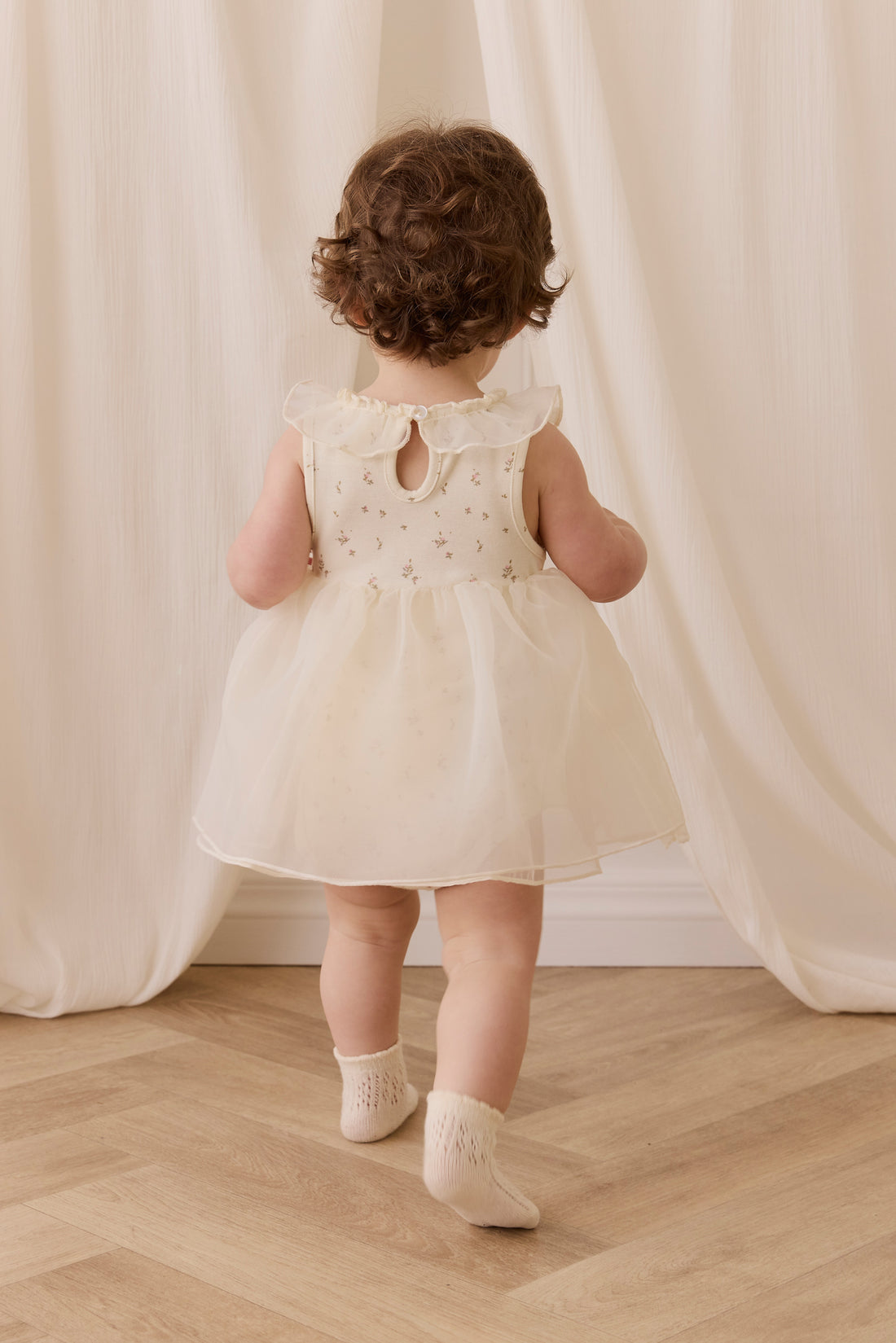 Jolie Playsuit - Dina Antique Childrens Playsuit from Jamie Kay Australia