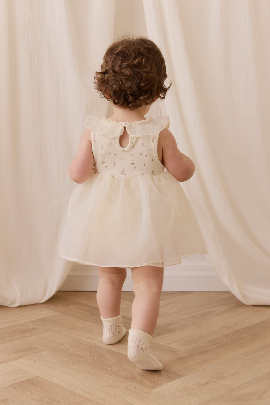 Jolie Playsuit - Dina Antique Childrens Playsuit from Jamie Kay Australia