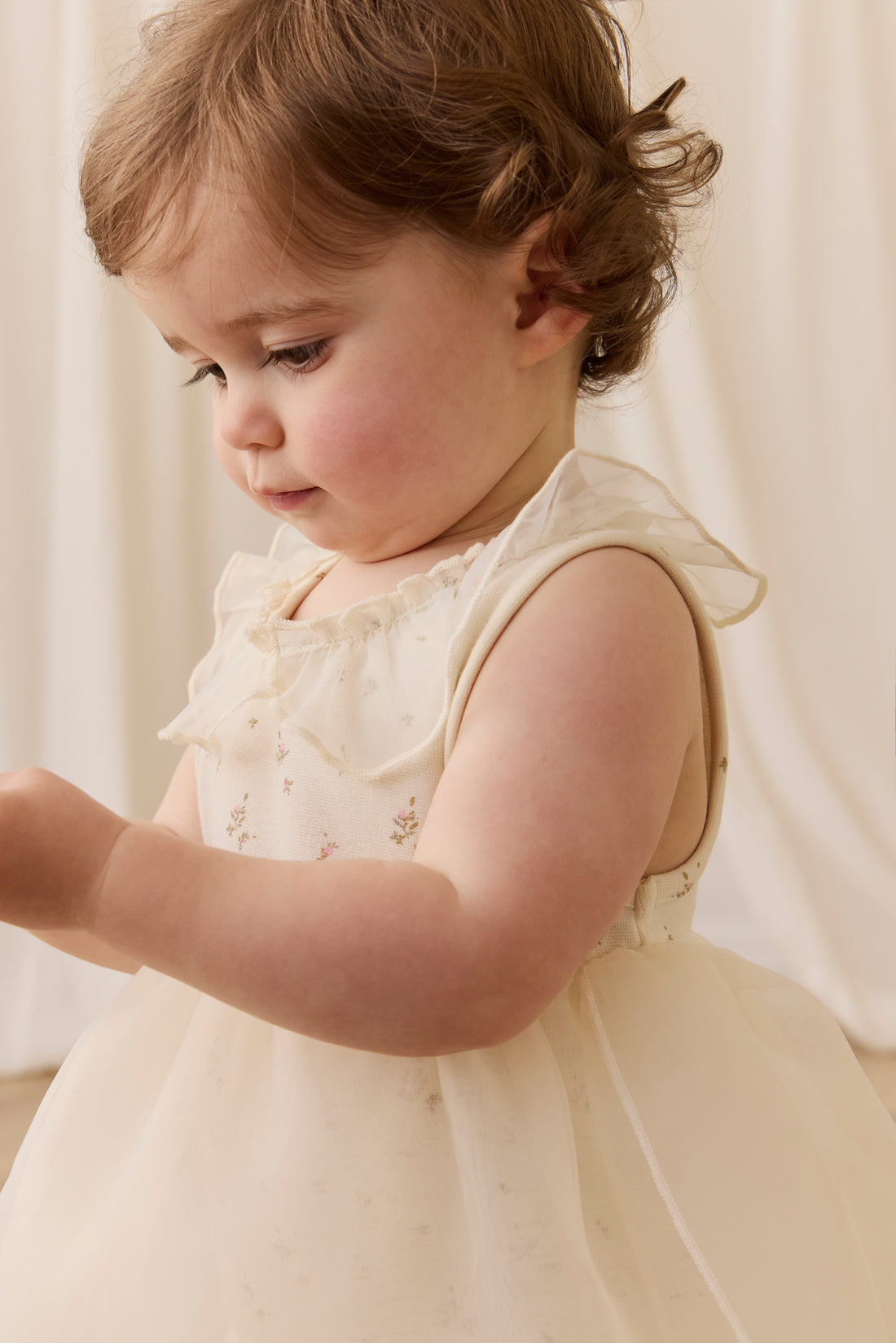 Jolie Playsuit - Dina Antique Childrens Playsuit from Jamie Kay Australia