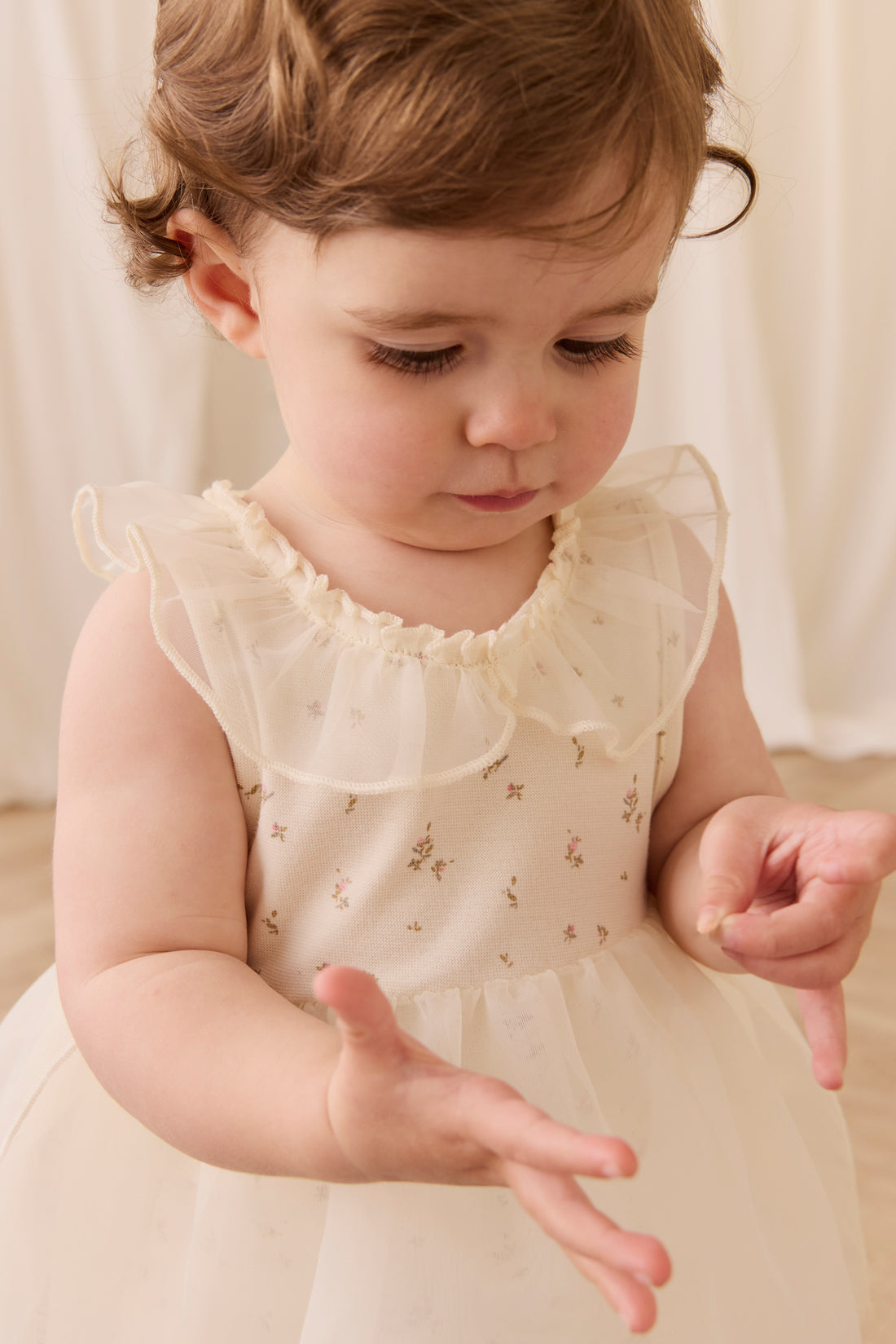 Jolie Playsuit - Dina Antique Childrens Playsuit from Jamie Kay Australia