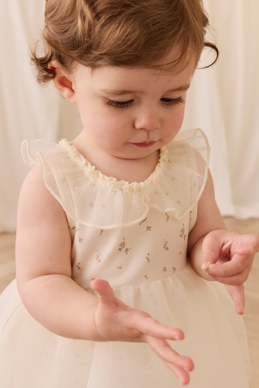 Jolie Playsuit - Dina Antique Childrens Playsuit from Jamie Kay Australia