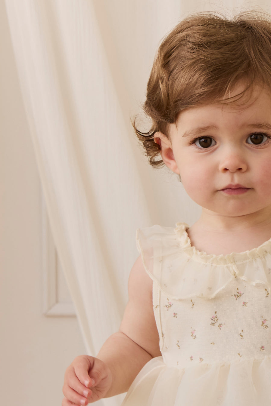 Jolie Playsuit - Dina Antique Childrens Playsuit from Jamie Kay Australia