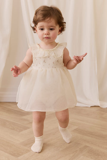 Jolie Playsuit - Dina Antique Childrens Playsuit from Jamie Kay Australia