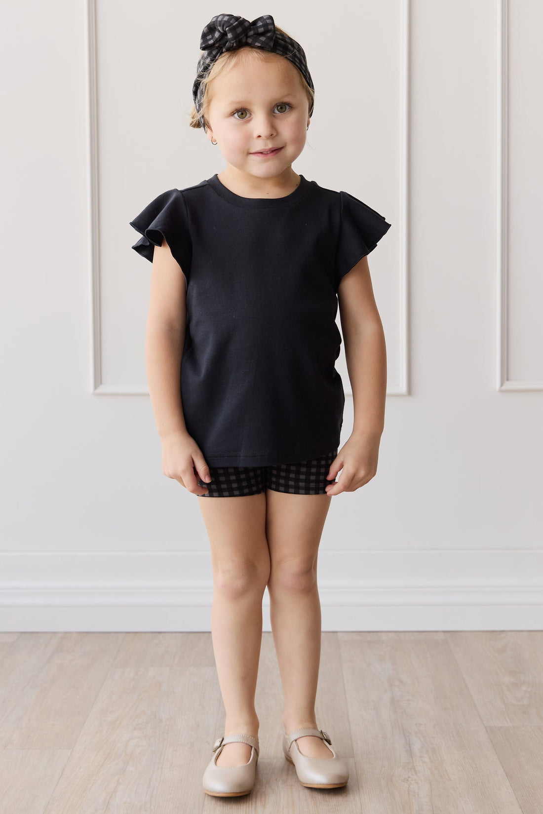 Pima Cotton Ruby Top - Black Bean Childrens Top from Jamie Kay Australia