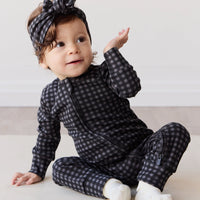 Organic Cotton Frankie Onepiece - Gingham Night Childrens Onepiece from Jamie Kay Australia