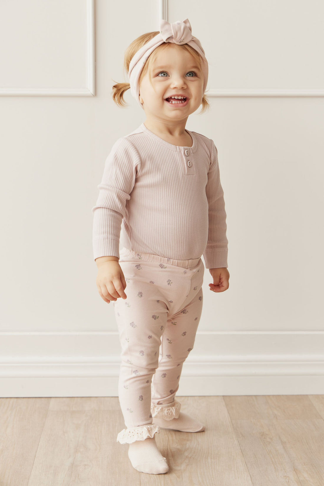 Organic Cotton Everyday Legging - Meredith Violet Childrens Legging from Jamie Kay Australia