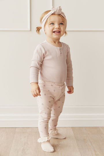 Organic Cotton Everyday Legging - Meredith Violet Childrens Legging from Jamie Kay Australia