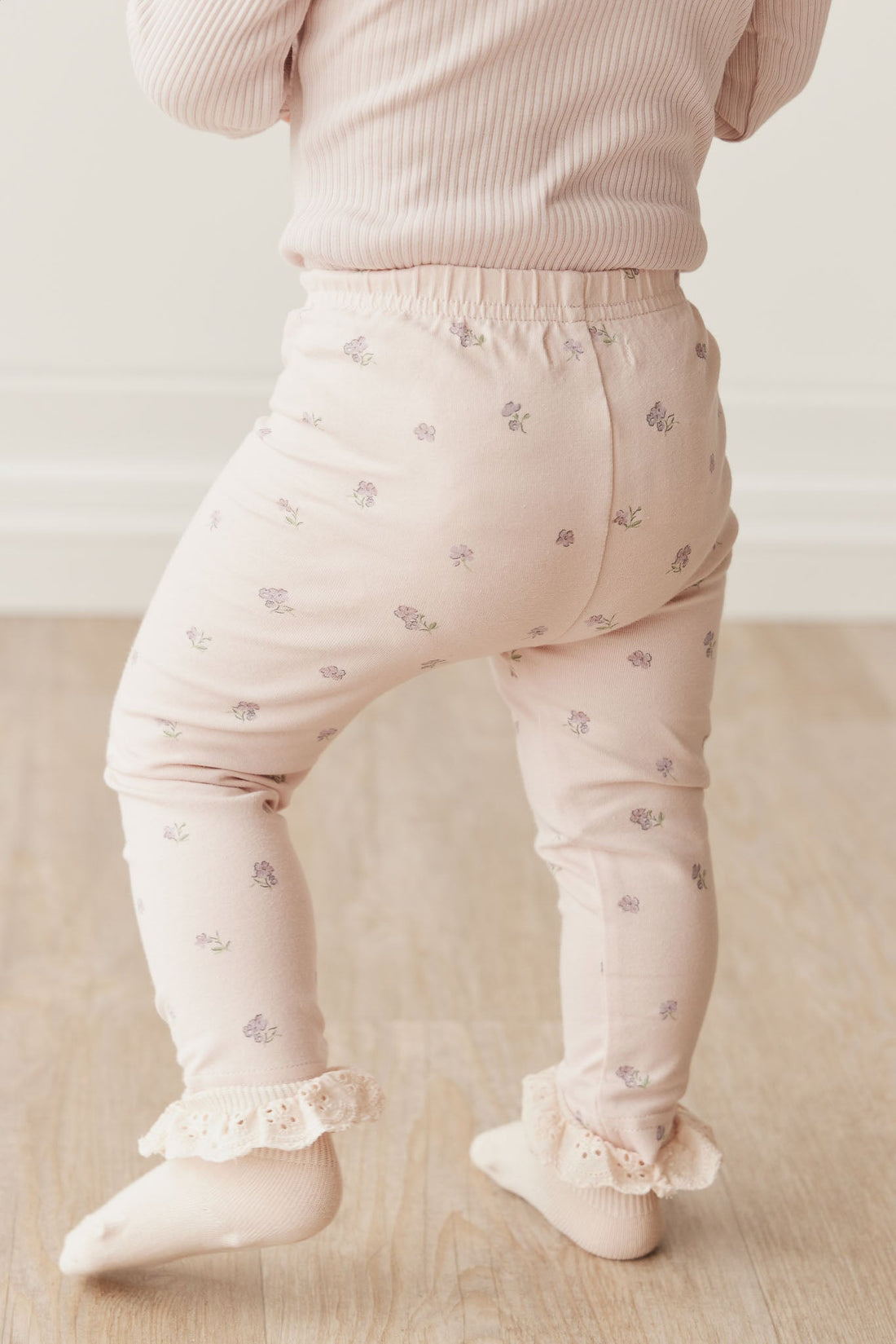 Organic Cotton Everyday Legging - Meredith Violet Childrens Legging from Jamie Kay Australia