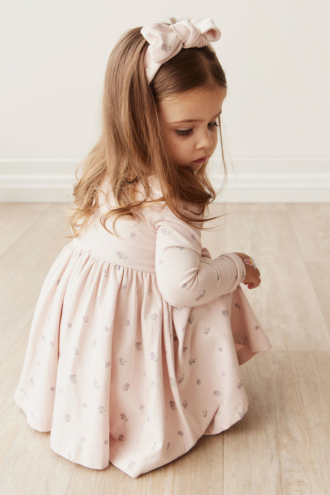 Organic Cotton Tallulah Dress - Meredith Violet Childrens Dress from Jamie Kay Australia