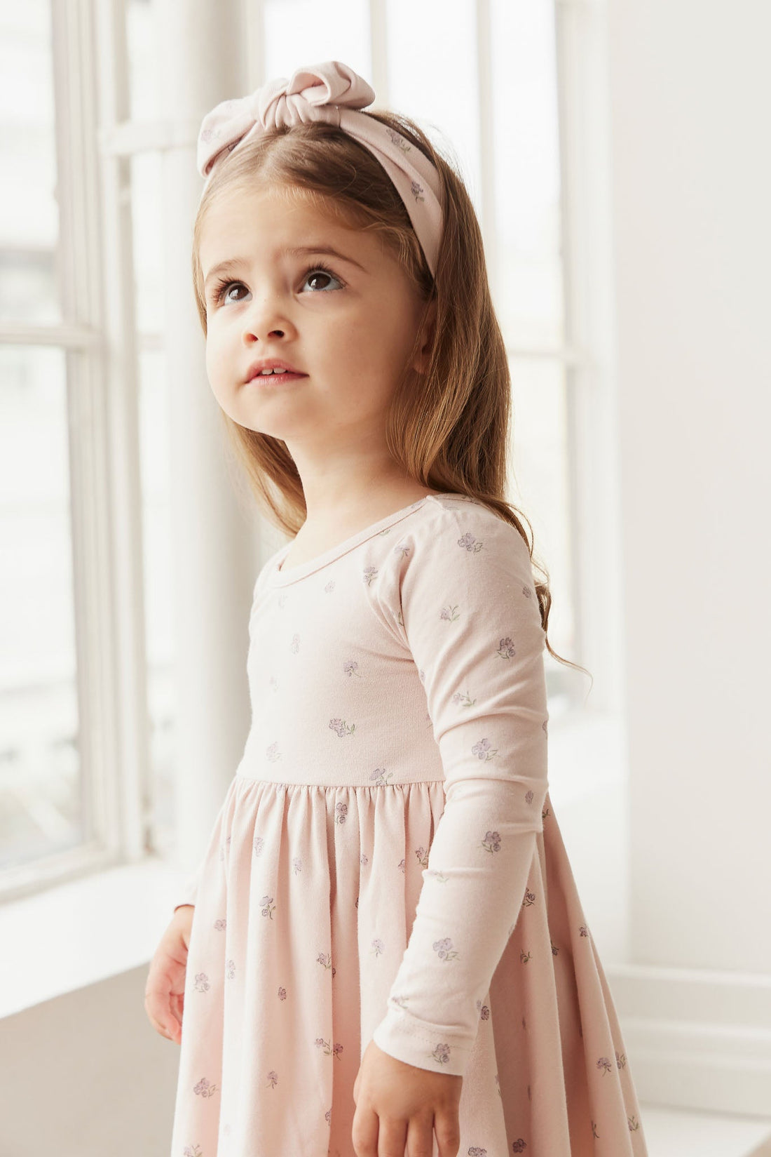 Organic Cotton Tallulah Dress - Meredith Violet Childrens Dress from Jamie Kay Australia