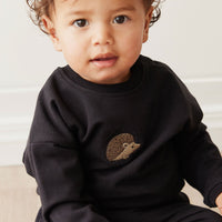 Organic Cotton Damien Sweatshirt - Constellation Hedgehog Childrens Top from Jamie Kay Australia